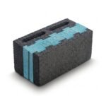 Blue XPS Sandwich Insulated Volcanic Block – 20 MPa